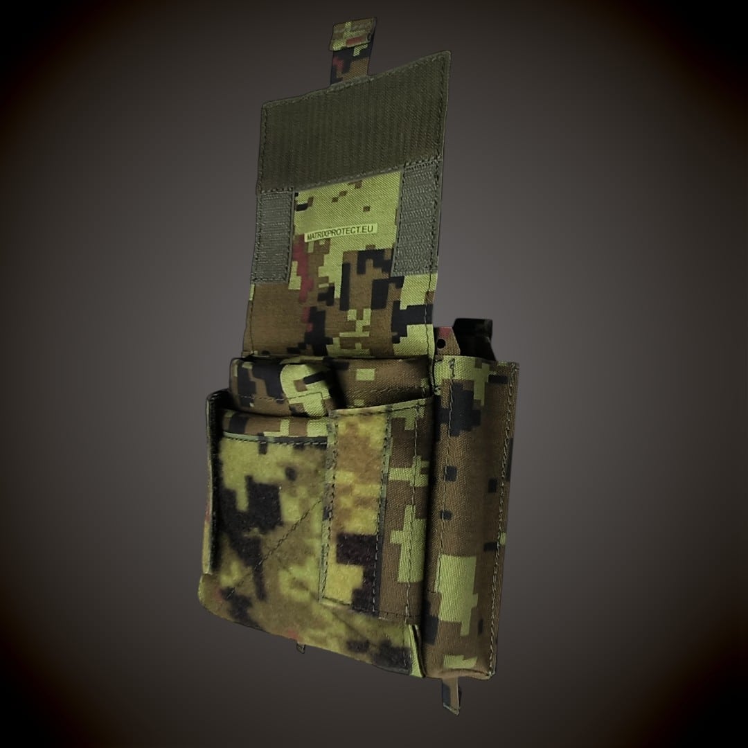 M-Pro GEN2 automaadi 2 salve tasku tühja salve taskuga MP2MS-DP 5.56, EEdigi - Matrix Protect taktikaline varustus