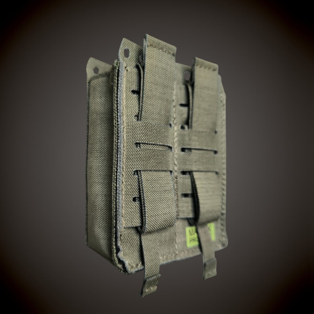 M-Pro GEN2 püstoli 2 salve tasku Kydex PP2MM-KX, OD Green - Matrix Protect taktikaline varustus