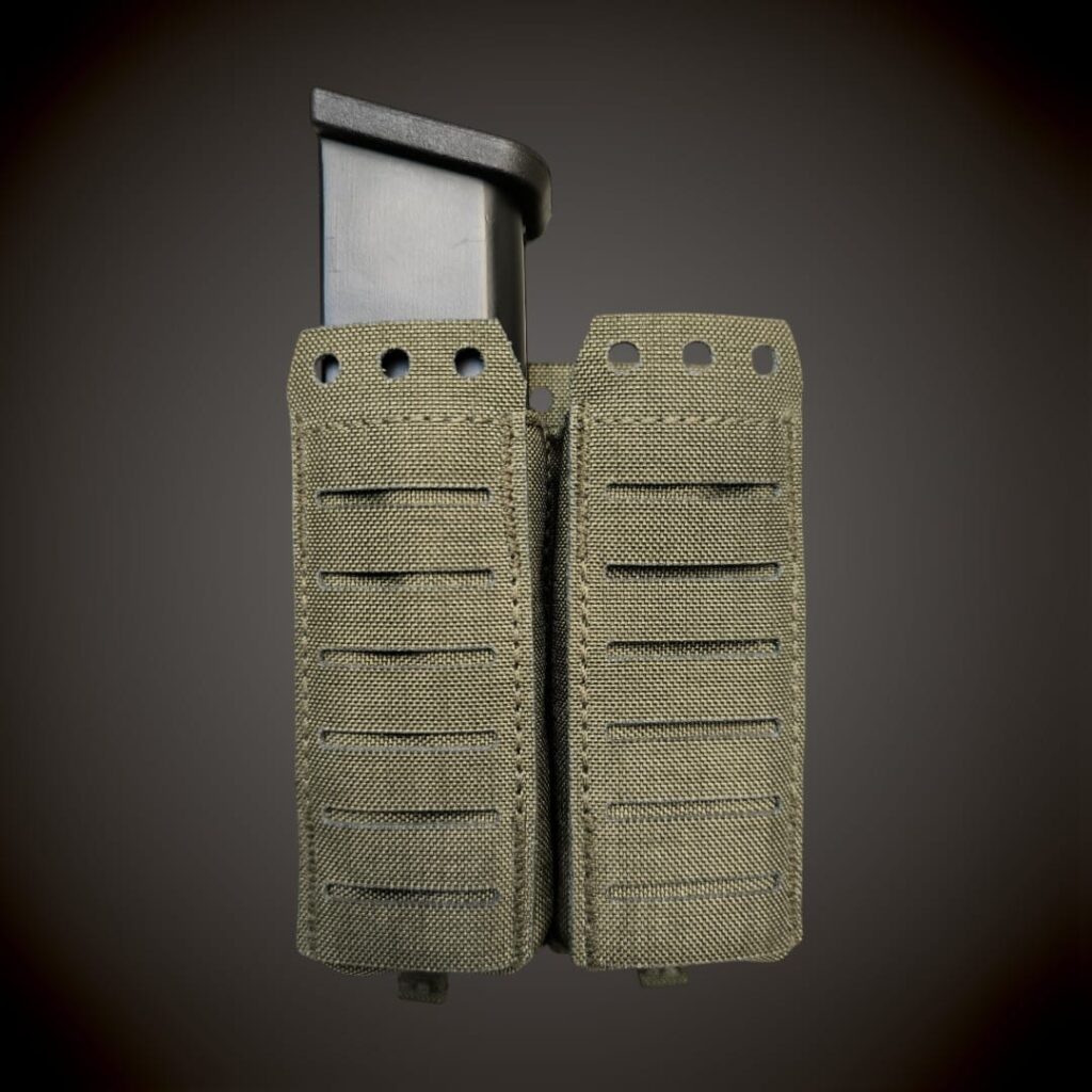 M-Pro GEN2 püstoli 2 salve tasku Kydex PP2MM-KX, OD Green - Matrix Protect taktikaline varustus