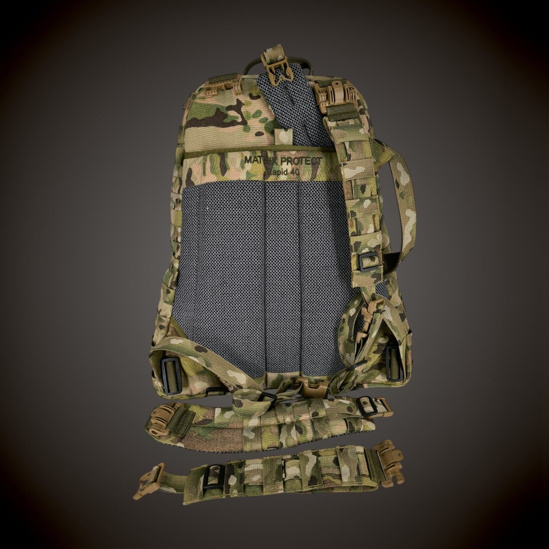 M-Pro seljakott Rapid BP40L, Multicam - Matrix Protect taktikaline varustus
