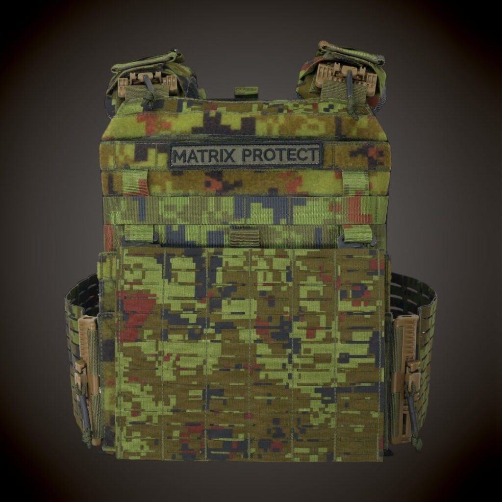 M-Pro Gen2 laserlõigatud esipaneel FP2MW-V5, EEdigi - Matrix Protect taktikaline varustus