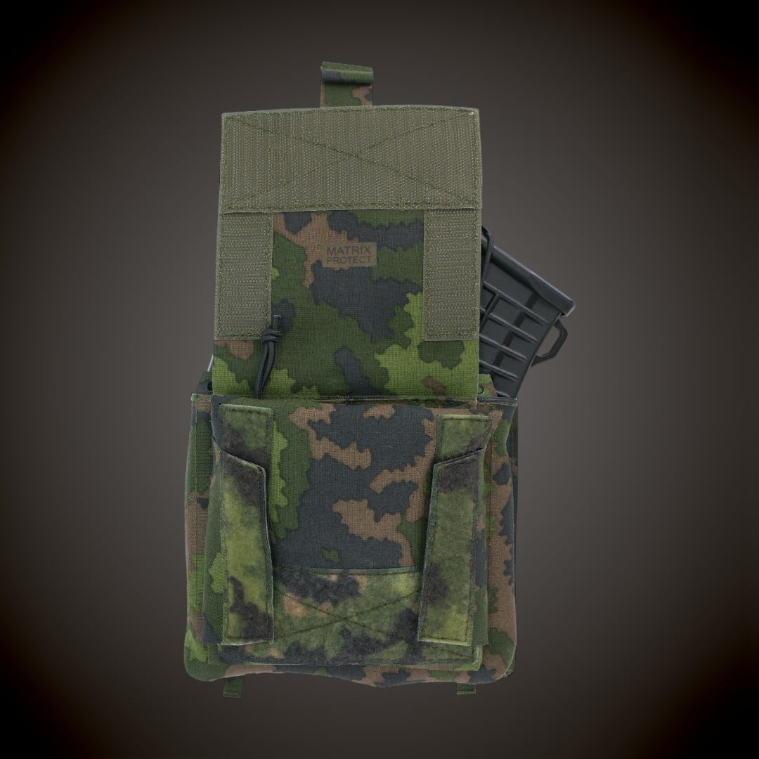 M-Pro GEN2 automaadi 2 salve tasku tühja salve taskuga MP2MS-DP 5.56, M05 - Matrix Protect taktikaline varustus